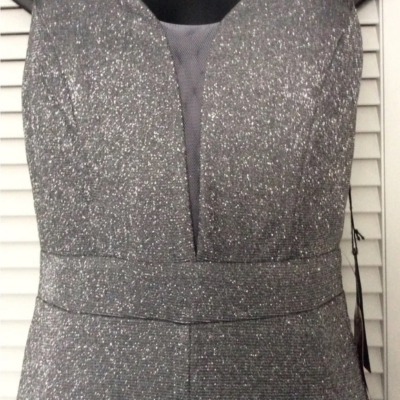 City Triangles Jumpsuit Silver Size 1 - Picture 2 of 13